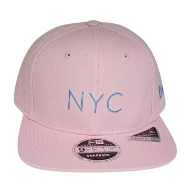 Imagem de Boné New Era 9FIFTY Aba Reta - Rosa-Masculino