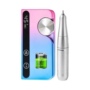 Imagem de Kit De Máquina De Perfuração De Unhas Recarregável 45000RPM, Lixadeira
