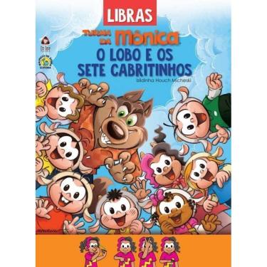 Imagem de Turma da Mônica Contos Clássicos em Libras - O Lobo e os Sete Cabritinhos
