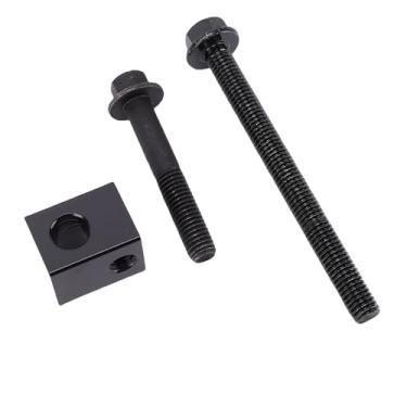 Imagem de Luocute Kit de Ajuste da Polia da Correia da Bomba do Alternador, Porca do Suporte de Montagem do Gerador Compatível para 2001-2006 Accent 2000-2007 Rio 2006-2007, Alternadores de