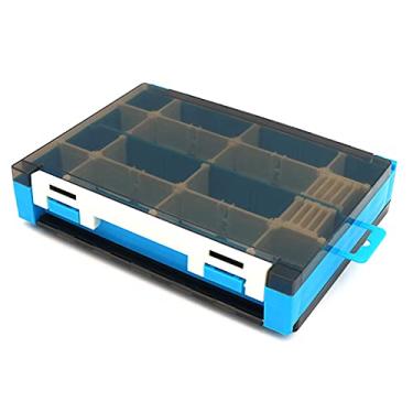 Imagem de Estojo de Armazenamento para Pesca com Lados Caixa Isca Organizador Iscas Container Equipamento