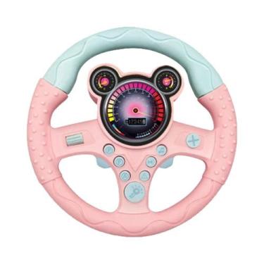Imagem de Brinquedo De Volante Elétrico Infantil Com Luz E Som, Carro Educaciona