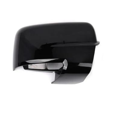 Imagem de Asa de cobertura para Dodge para Ram 1500 2500 2013-2018 espelhos retrovisores de concha capa de espelho lateral asa tampa de espelho lateral (preto G)