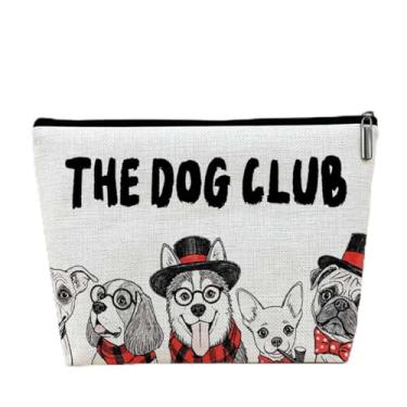 Imagem de Bolsa de maquiagem pequena para cães fofos, vários sacos de cosméticos para viagem, bolsas de higiene pessoal, bolsa de maquiagem de grande capacidade para mulheres, presentes para amantes de cães