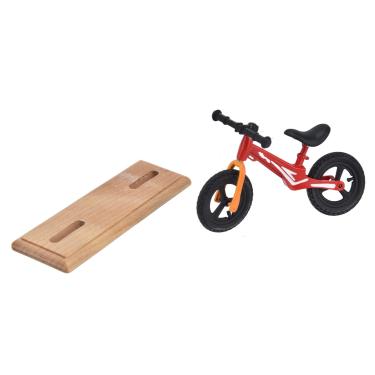 Imagem de aqxreight Mini Bicicleta para Casa de Bonecas Metal Composto de Madeira Em Miniatura Mountain Bike para Decoração de Casa de BonecaAmarelo Uma Bicicleta Parece Aparência Detalhes de Metal Com