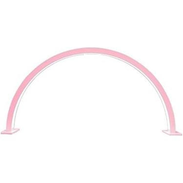 Imagem de Lâmpada LED UV Para Unhas Meia Lua Anel De Luz 48W Proteção Para Os Olhos Iluminação De Salão De Beleza Unhas Falsas Cuidados Com Anel De Arco De Mesa Luzes Led Lâmpada De Manicure Meia Lua Nail A