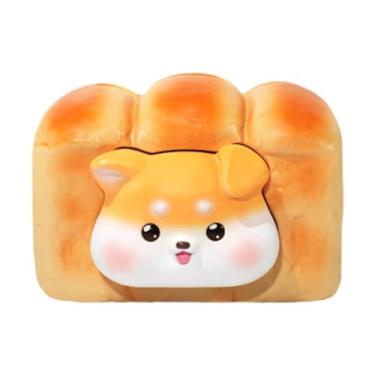 Imagem de WeiLaiKeQi Porta-lenços decorativo e divertido para penteadeira, mesa de cabeceira ou escritório, Cachorro