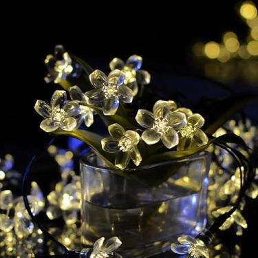 Imagem de Corda de Luz Solar LED Lanterna Bolhas Gota d Água Ambiente Acampamento Estrelas Decoração Jardim Oito Funções