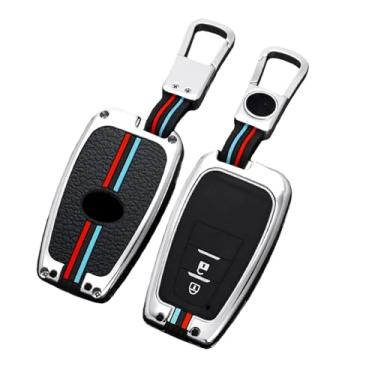 Imagem de Capa para chave remota de carro com 2, 3 e 4 botões, compatível com Toyota Prius 20 RAV4 Camry 70 CHR C-HR Corolla 2018 2019 2020, acessórios(Style5)