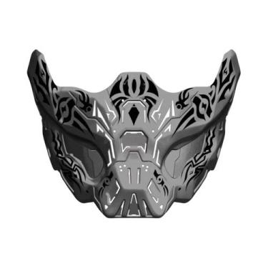 Imagem de Máscara Tática De Meio Rosto Em Silicone Protetora Para Caça, CS, Cosp