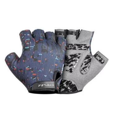 Imagem de Luva Bike Poker Antishock Gen Energy - Preto/Azul/Verde/Vermelho - Gg (Br)-Unissex