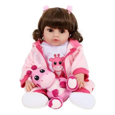 Imagem de Bebê Sweetie Reborn Girafinha Especial Exclusiva Acessórios - Sweetie 