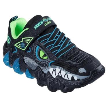 Imagem de Skechers Tênis masculino Skech-o-Saurus Lights 2.0, Preto/Azul/Limão, 16