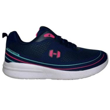 Imagem de Tênis host esportivo feminino h28500, Marinho verde agua pink, 37
