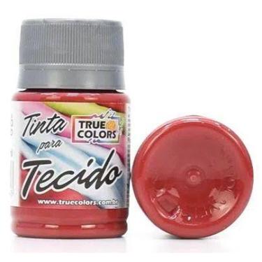 Imagem de Tinta para Tecido True Colors 37ml - Cor 1033 Vermelho Queimado - no-b