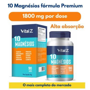 Imagem de 10 MAGNÉSIOS 10 em 1 1800MG por dose CONCENTRADO - Vital Z SUPLEMENTOS