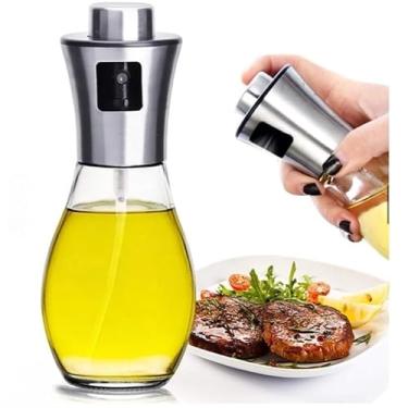 Imagem de Spray Garrafa Azeite Dispensador Churrasco Tempero Pulverizador De Óleo Vidro Profissional