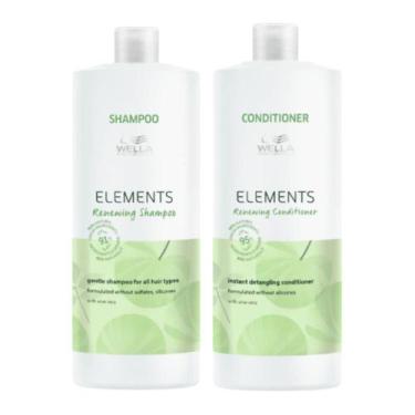 Imagem de Wella Elements Shampoo 1000ml e Condicionador 1000ml