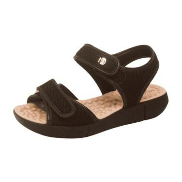 Imagem de Sandália Feminina Modare Ultraconforto Nylon  714211830663, Preto, 37