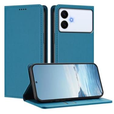 Imagem de Capa carteira fina para Samsung Galaxy S26 Edge com capa flip magnética, compartimentos para cartões e suporte, bloqueio RFID, compatível com carregamento sem fio, capa protetora à prova de choque