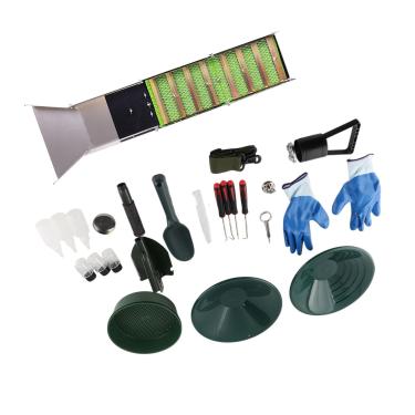 Imagem de Yinhing Caixa de Eclusa Dobrável de Liga de Alumínio, Portátil, Resistente e à Prova de Ferrugem, Equipamento de Recuperação de Ouro para Rios, Córregos, Prospecção de Ouro, 50