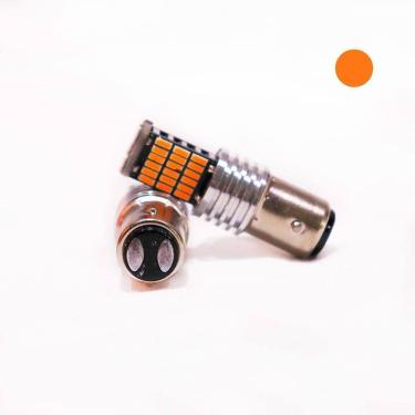 Imagem de Lâmpada Pisca /Meia Luz 2 Polos Led Premium Canbus  Âmbar 