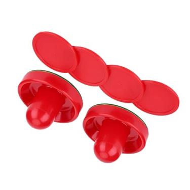 Imagem de Conjunto de discos empurradores de hóquei no gelo, plástico durável, leve, acessórios para goleiros, substituição para mesas de hóquei no gelo padrão O jogo inclui 2 empurradores, (Tamanho pequeno