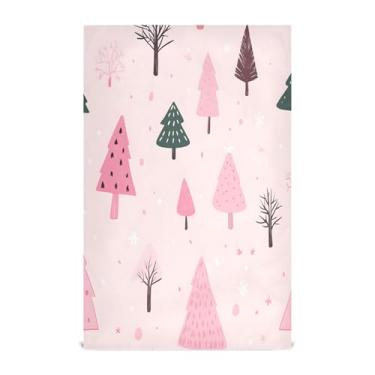 Imagem de xigua Conjunto de 1 panos de prato de cozinha de árvores de Natal, toalhas de cozinha macias e altamente absorventes de secagem rápida para limpeza de pratos e limpeza à mão, 71 x 45 cm