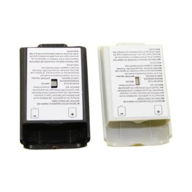 Imagem de Capa De Bateria Branca E Preta Para Controle Sem Fio Xbox 360, Bateria