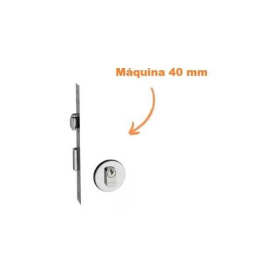 Imagem de Fechadura Rolete Porta Pivotante Pado Inox Polido Cromada