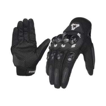 Imagem de Luvas De Motocicleta Masculinas De Verão Com Proteção Rígida Nos Nós D