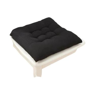Imagem de Almofada Quadrada De Algodão Macio Para Cadeira, Assento Acolchoado Pa