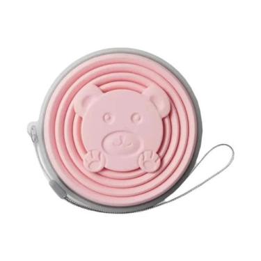 Imagem de Copo De Viagem Dobrável De Silicone 180/320ML Reutilizável Com Tampa P