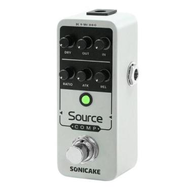Imagem de Pedal De Efeitos Para Guitarra Analógico SONICAKE Source Compressor 11
