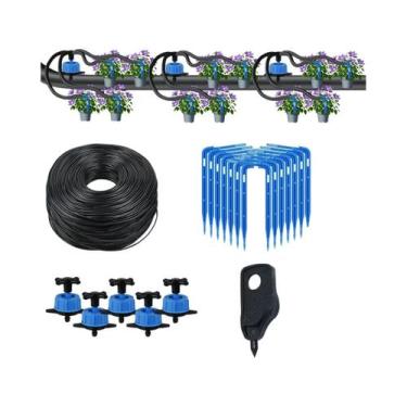 Imagem de Kit De Irrigação Por Gotejamento KESLA 10-100M Com Transmissor De 4 Vi