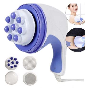 Imagem de Massageador Elétrico Orbital Corporal 4 Acessórios 110v