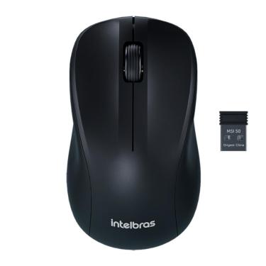 Imagem de Mouse Intelbras Msi50 Sem Fio Preto