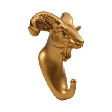 Imagem de Cabideiro De Parede Decorativo Com Formato De Cabeça De Animal: Cavalo