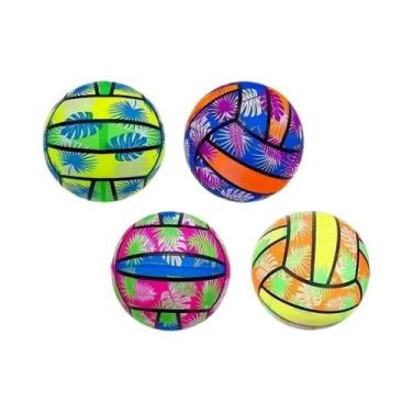 Imagem de Bolas De Vôlei Infláveis Com Estampa De Folhas Tropicais, Brinquedos D