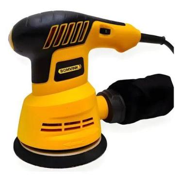 Imagem de Lixadeira Orbital Eletrica Profissional Parede Gesso Madeira 110v - Bo