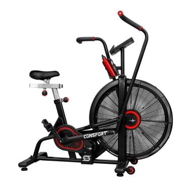 Imagem de Air Bike Bicicleta Ergométrica Profissional Silenciosa Treino em Casa Academia Funcional Consport-Unissex