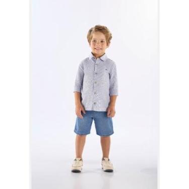 Imagem de Bermuda Infantil em Jeans e Elastano Up Baby-Masculino