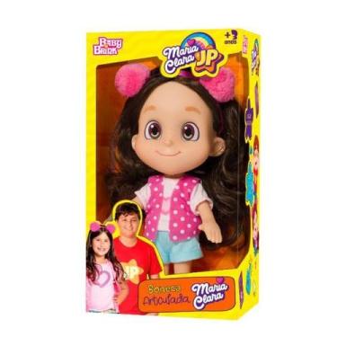 Imagem de Boneca Maria Clara Youtuber Baby Brink 1040, Branco e Rosa, Maria Clar