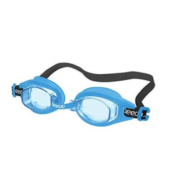 Imagem de Óculos de Natação, Speedo, Freestyle, Lentes Espelhadas, Proteção UV, Antifog, Narizeira Ajustável - Preto