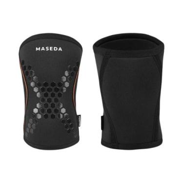 Imagem de Joelheira Profissional De Neoprene Reforçada De 7mm Para Levantamento 