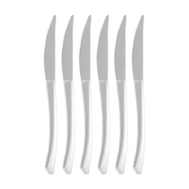 Imagem de 6 Facas para Churrasco Berna Wolff Aço Inox
