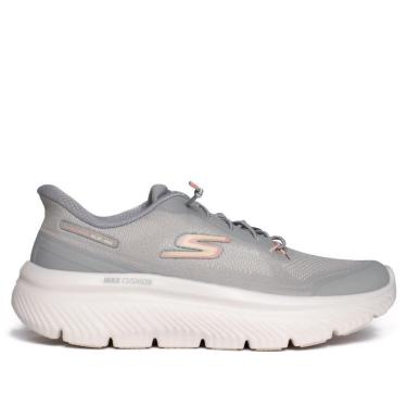 Imagem de Tênis Feminino Skechers Go Walk Hyper Burst Cinza/Rosa-Feminino
