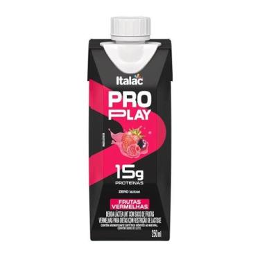 Imagem de Bebida Láctea Pro Play 15g Frutas Vermelhas Italac 250ml