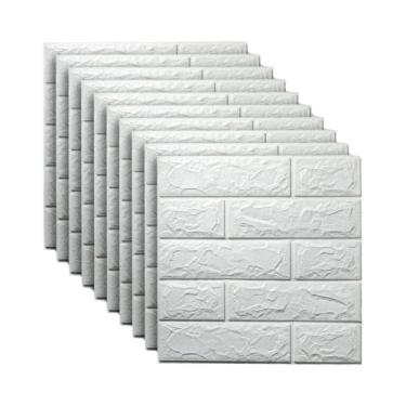 Imagem de Adesivos De Parede 3D À Prova d'Água 10pcs Autoadesivos Papel De Pared