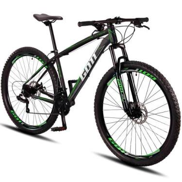 Imagem de Bicicleta Aro 29 Alumínio Gott 21v Traseiro Shimano X-Treme, Preto, Ve